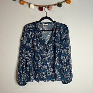 Rebecca Taylor silk patterned blouse